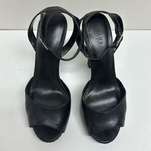 Used Lauren Ralph Lauren - Black Platform Heel, 7.5W